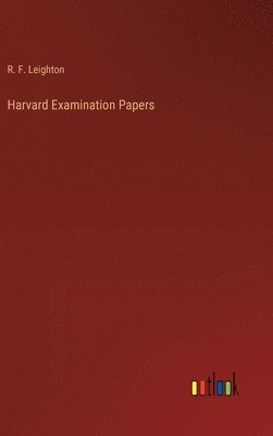 bokomslag Harvard Examination Papers