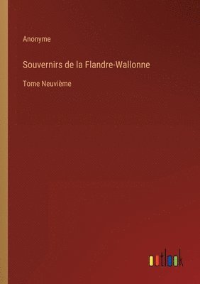 bokomslag Souvernirs de la Flandre-Wallonne