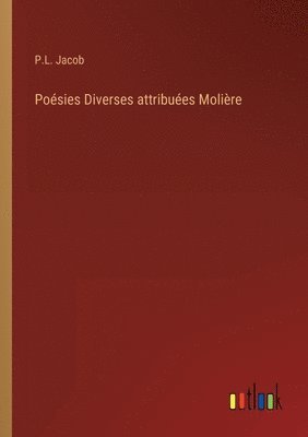 bokomslag Poésies Diverses attribuées Molière