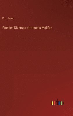 bokomslag Poésies Diverses attribuées Molière