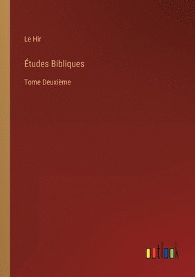 bokomslag tudes Bibliques