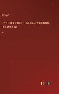 bokomslag fversigt af Finska Vetenskaps-Societetens Frhandlingar