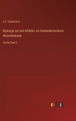 bokomslag Bijdrage tot een Middel- en Oudnederlandsch Woordenboek