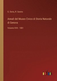 bokomslag Annali del Museo Civico di Storia Naturale di Genova