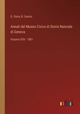 bokomslag Annali del Museo Civico di Storia Naturale di Genova