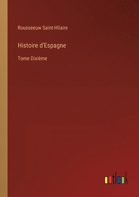 bokomslag Histoire d'Espagne