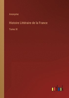 bokomslag Histoire Littraire de la France