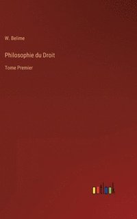 bokomslag Philosophie du Droit