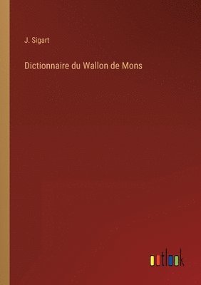 bokomslag Dictionnaire du Wallon de Mons