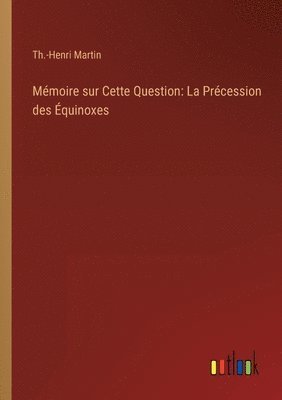 bokomslag Mémoire sur Cette Question