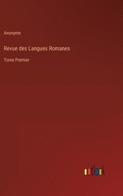 bokomslag Revue des Langues Romanes