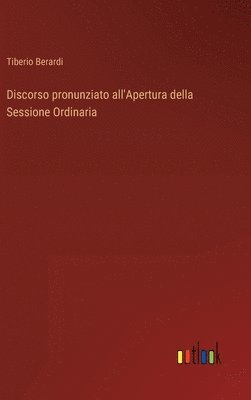 bokomslag Discorso pronunziato all'Apertura della Sessione Ordinaria