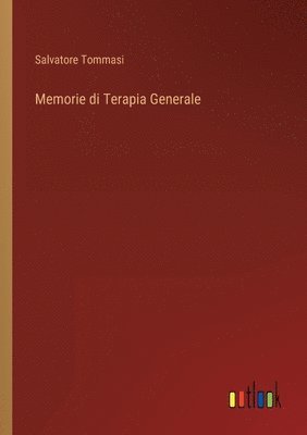 bokomslag Memorie di Terapia Generale