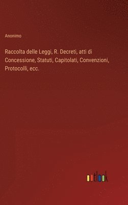 bokomslag Raccolta delle Leggi, R. Decreti, atti di Concessione, Statuti, Capitolati, Convenzioni, Protocolli, ecc.