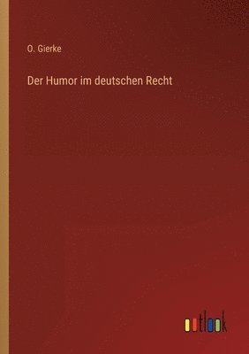 bokomslag Humor im deutschen Recht