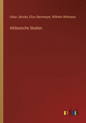 bokomslag Altdeutsche Studien