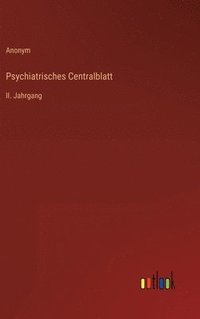 bokomslag Psychiatrisches Centralblatt