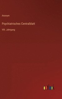 bokomslag Psychiatrisches Centralblatt