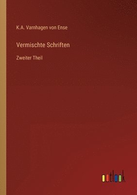 bokomslag Vermischte Schriften