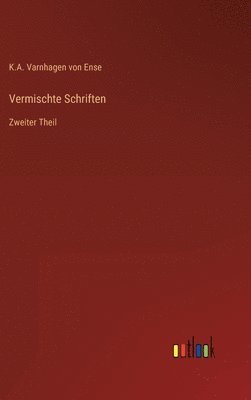 bokomslag Vermischte Schriften