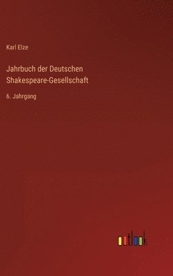 bokomslag Jahrbuch der Deutschen Shakespeare-Gesellschaft