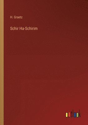 bokomslag Schir Ha-Schirim