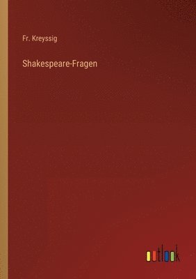 bokomslag Shakespeare-Fragen