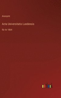 bokomslag Acta Universitatis Lundensis