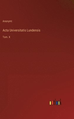 Acta Universitatis Lundensis 1