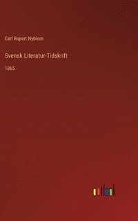 bokomslag Svensk Literatur-Tidskrift