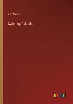 bokomslag Syrien og Palestina