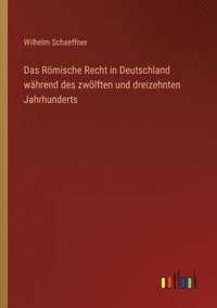 bokomslag Das Rmische Recht in Deutschland whrend des zwlften und dreizehnten Jahrhunderts
