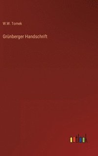 bokomslag Grnberger Handschrift