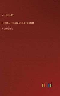 bokomslag Psychiatrisches Centralblatt