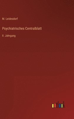 Psychiatrisches Centralblatt 1