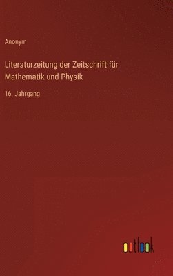 bokomslag Literaturzeitung der Zeitschrift fr Mathematik und Physik