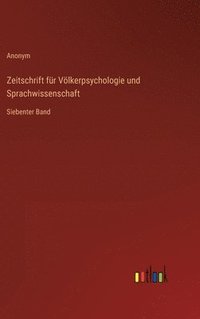 bokomslag Zeitschrift fr Vlkerpsychologie und Sprachwissenschaft