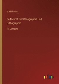 bokomslag Zeitschrift fr Stenographie und Orthographie