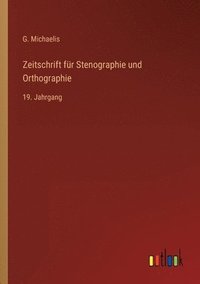 bokomslag Zeitschrift für Stenographie und Orthographie