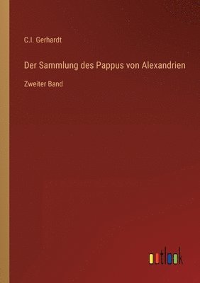 bokomslag Der Sammlung des Pappus von Alexandrien