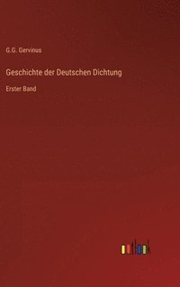bokomslag Geschichte der Deutschen Dichtung