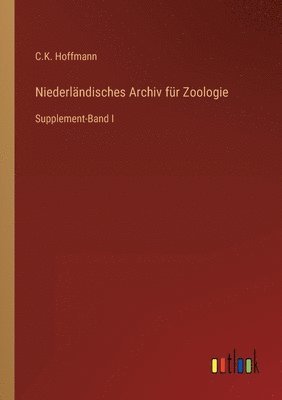 bokomslag Niederlndisches Archiv fr Zoologie