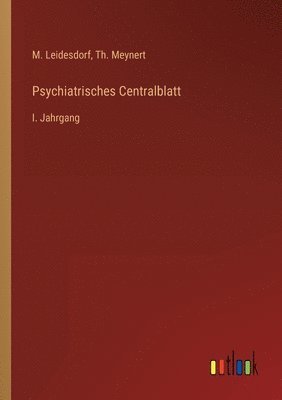 bokomslag Psychiatrisches Centralblatt