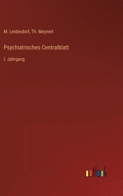 bokomslag Psychiatrisches Centralblatt