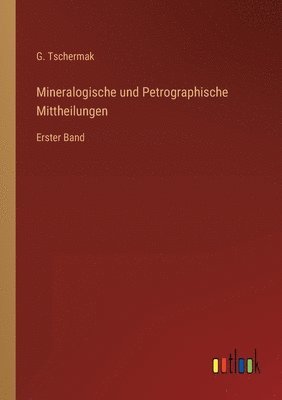 bokomslag Mineralogische und Petrographische Mittheilungen