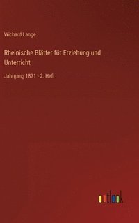 bokomslag Rheinische Bltter fr Erziehung und Unterricht