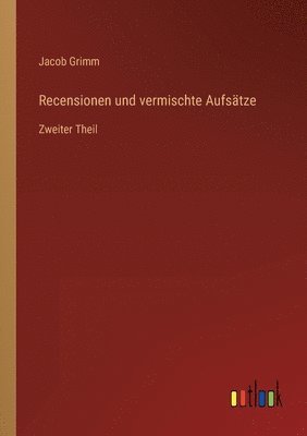 bokomslag Recensionen und vermischte Aufstze