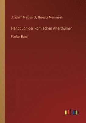 bokomslag Handbuch der Rmischen Alterthmer