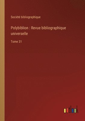 bokomslag Polybiblion