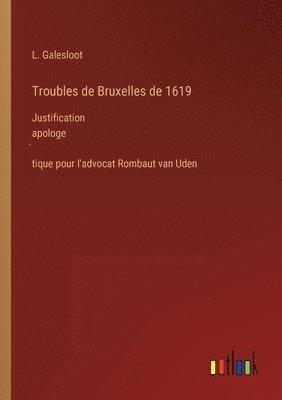 bokomslag Troubles de Bruxelles de 1619